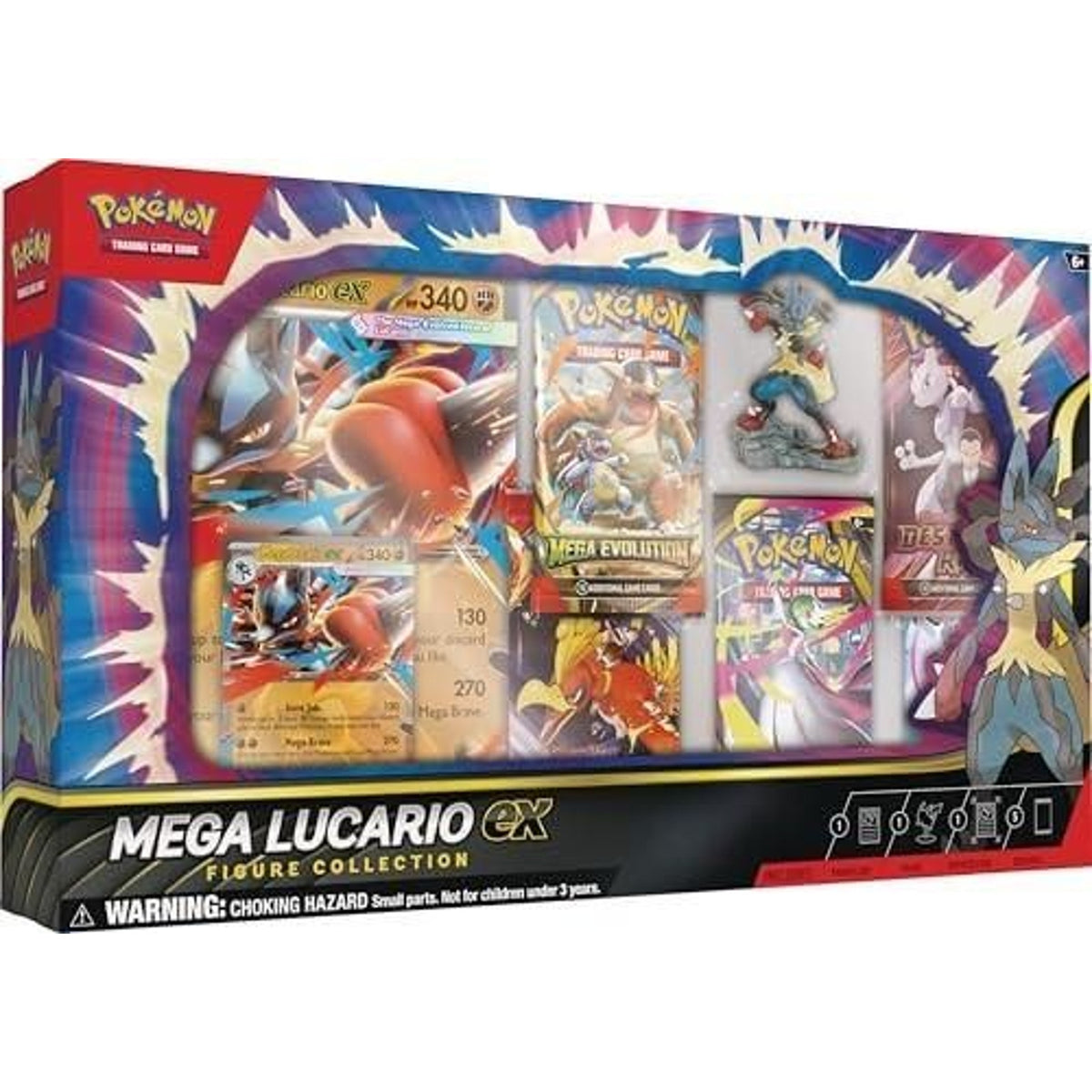 Pokemon TCG: Mega Lucario Ex Figure Collection