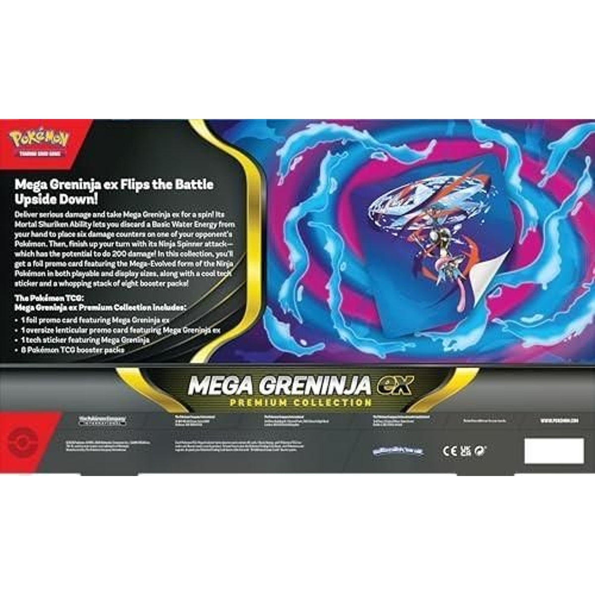 Pokémon TCG: Mega Greninja Ex Premium Collection