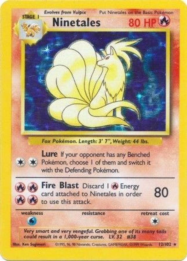 Ninetales - 12/102 - Base Set (BS)
