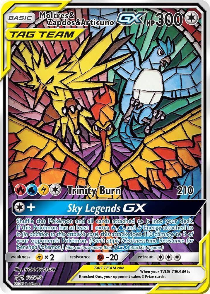 Moltres & Zapdos & Articuno GX - SM Promos (SMP) SEALED PROMO