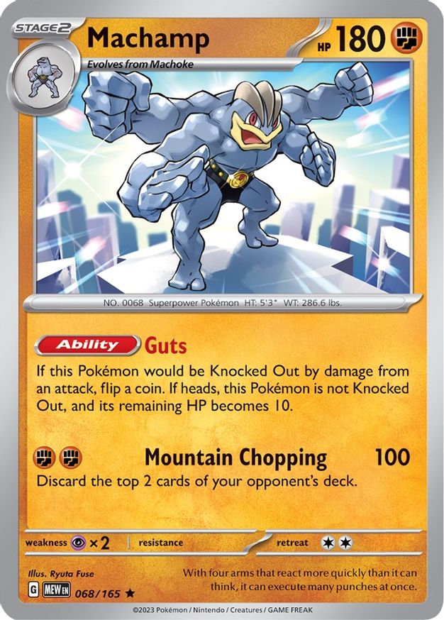 Machamp - 068/165 - SV: Scarlet & Violet 151 (MEW)