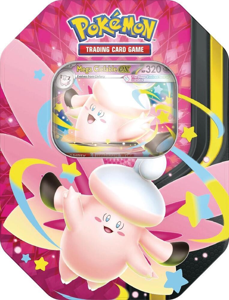 Mega Moonlit Tin [Mega Clefable ex] - Miscellaneous Cards & Products (MCAP)