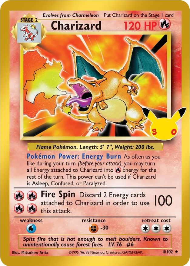 Charizard - 4/102 - ME: 30th Celebration Classic Collection (30C)