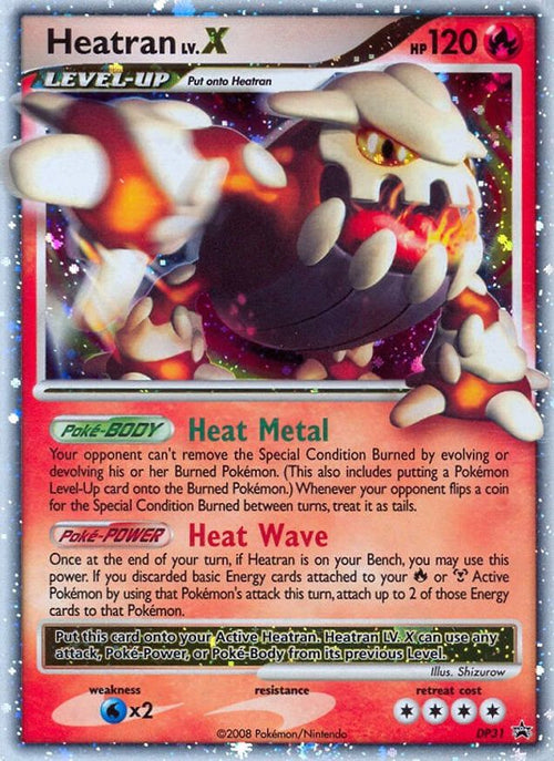 Heatran LV.X - DP31 - Diamond and Pearl Promos (DPP)