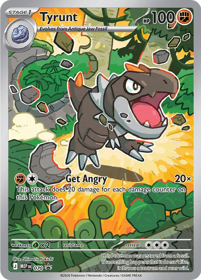 Tyrunt - 070 - ME: Mega Evolution Promo (MEP) SEALED PROMO