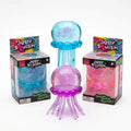 NeeDoh Jelly Squish Pink Jellyfish Super Solid Squishy Fidget Toy NEW Schylling