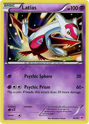 Latias & Latios Pair (#30 Holo) - XY Trainer Kit: Latias & Latios (PR)