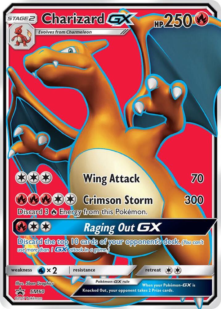 (Damaged) Charizard GX - SM60 - SM Promos (SMP)