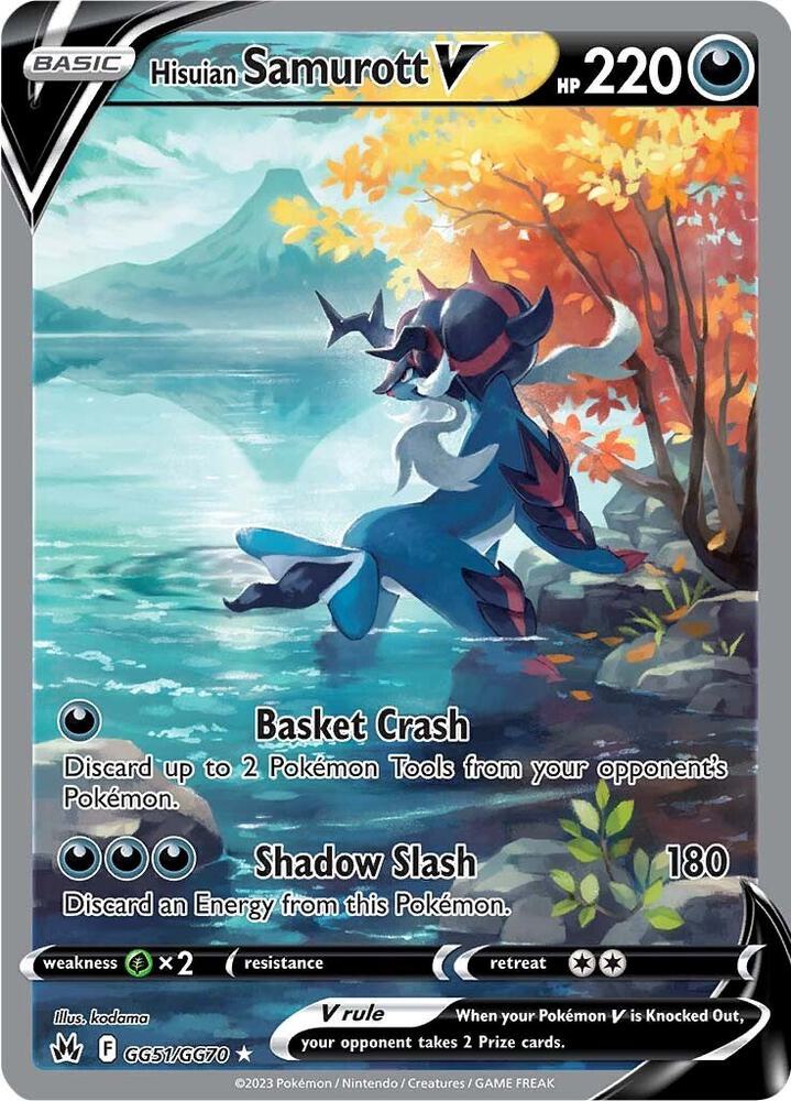 Hisuian Samurott V - SWSH: Crown Zenith: Galarian Gallery (CRZ:GG)