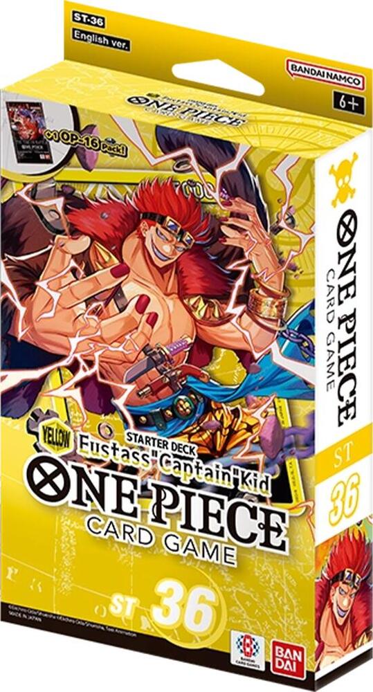 Starter Deck 36: YELLOW Eustass”Captain”Kid - Starter Deck 36: YELLOW Eustass"Captain"Kid (ST-36)