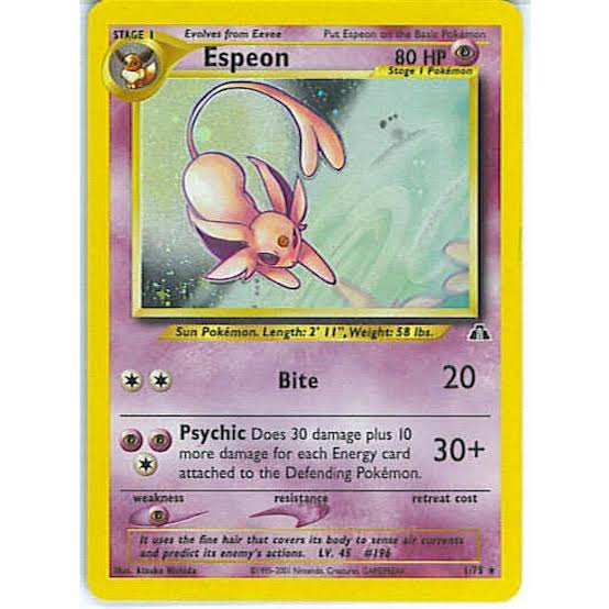 Espeon (1) - Neo Discovery (LP/MP)