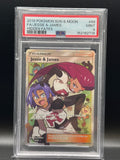 Jessie & James (Full Art) - Hidden Fates (HIF) PSA GRADED MINT 9