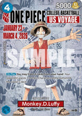 Monkey.D.Luffy (055) (College Basketball US Voyage) - One Piece Promotion Cards (OP-PR)