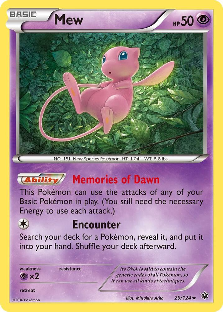 Mew - XY - Fates Collide (FCO)