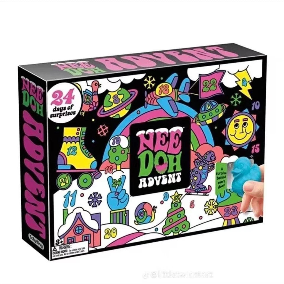 NeeDoh Squishmas Advent Calendar 2026 NEW SEALED 24 Days of Surprises