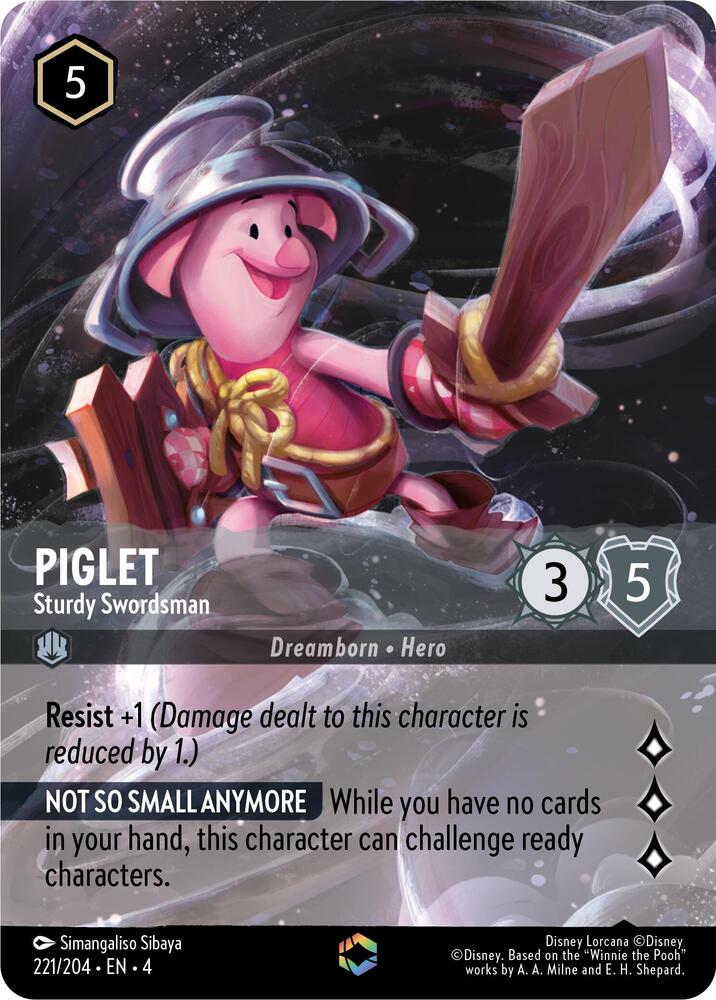 Piglet - Sturdy Swordsman (Enchanted) - Ursula's Return (4)