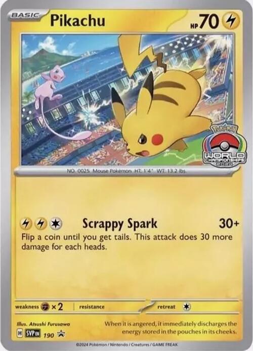 Pikachu - 190 - SV: Scarlet & Violet Promo Cards (SVP)