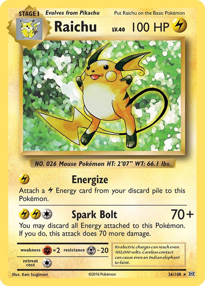 Raichu - XY - Evolutions (EVO)