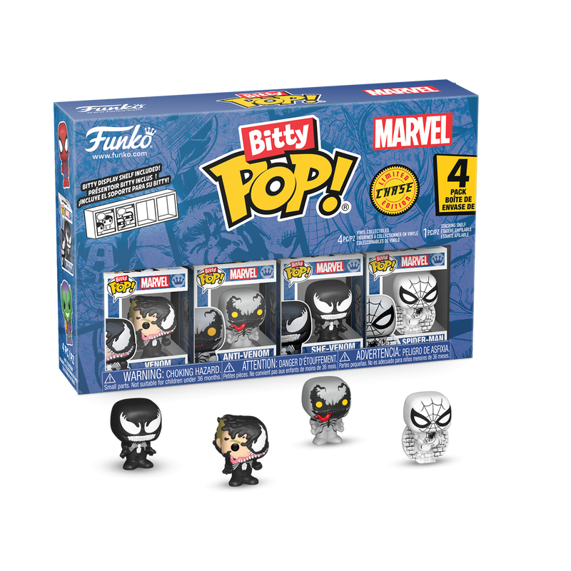 Bitty Pop! Spider-Man 4-Pack Series 3