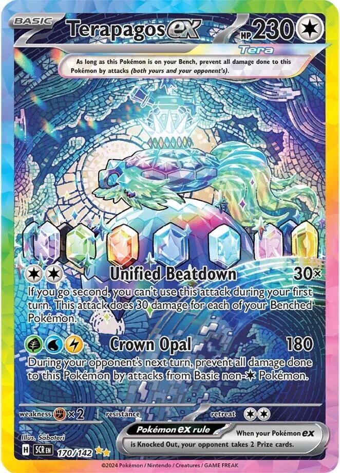 Terapagos ex - 170/142 - SV07: Stellar Crown (SCR)