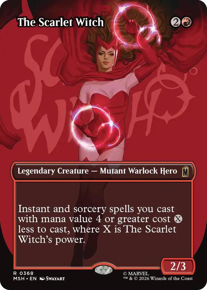 The Scarlet Witch (Borderless) - Marvel Super Heroes (MSH)