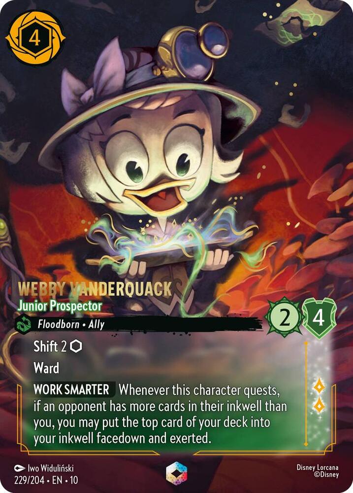 Webby Vanderquack - Junior Prospector (Enchanted) - Whispers in the Well (10)