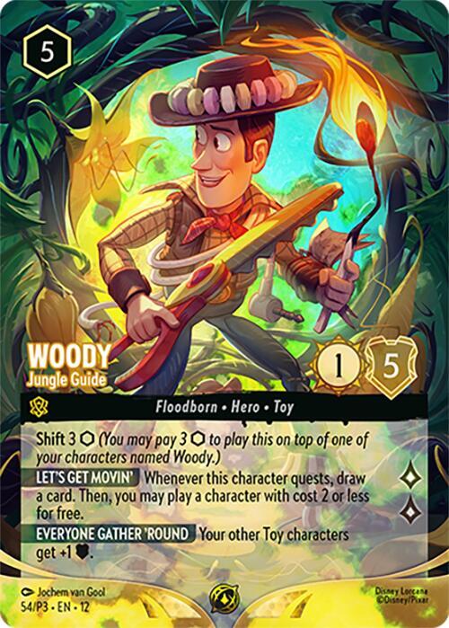 Woody - Jungle Guide (Store Championship) - Disney Lorcana Promo Cards (DLPC)