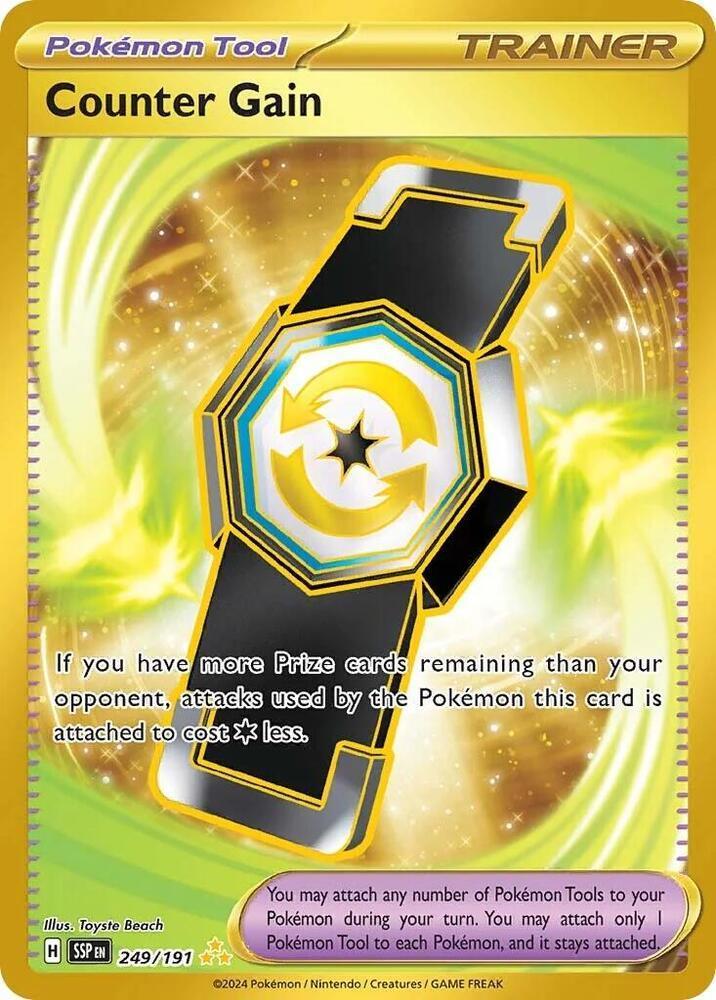 Counter Gain - 249/191 - SV08: Surging Sparks (SSP)
