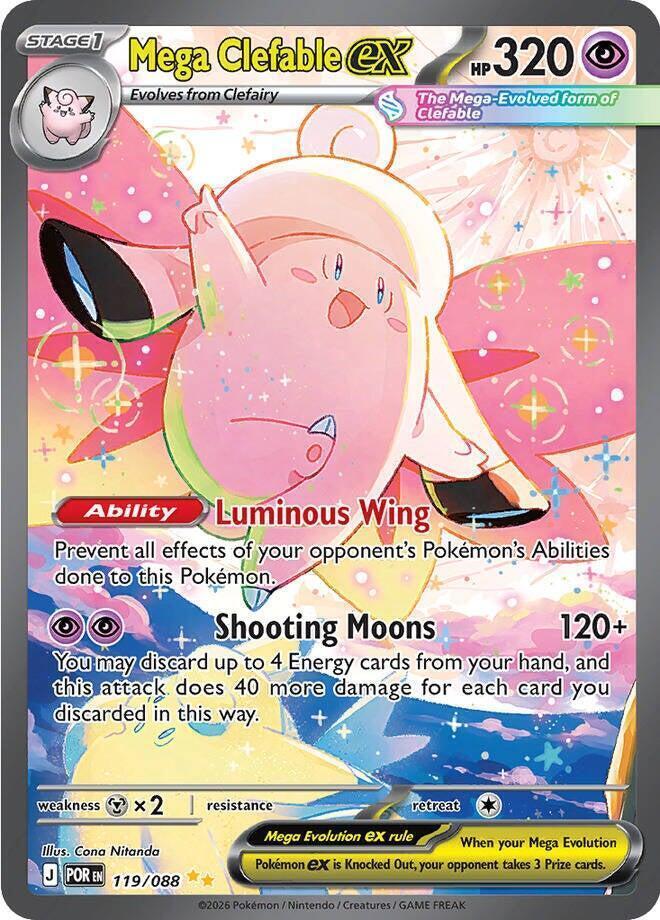 Mega Clefable ex - 119/088