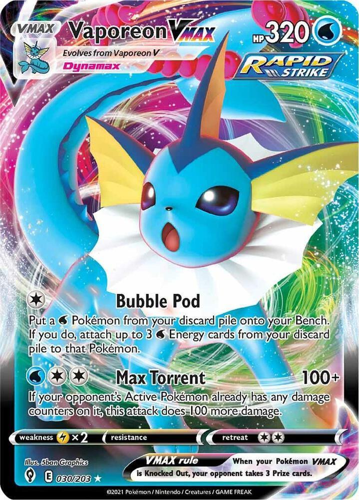 Vaporeon VMAX - SWSH07: Evolving Skies (SWSH07)