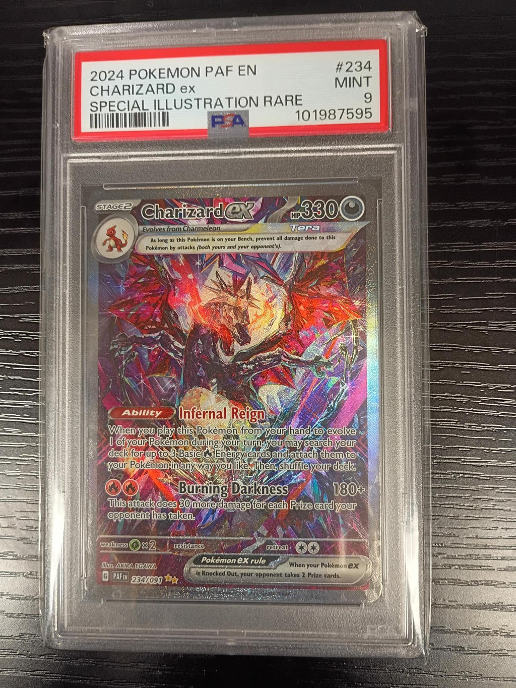 PSA Charizard ex SV: Paldean Fates (PAF) #234 MINT 9
