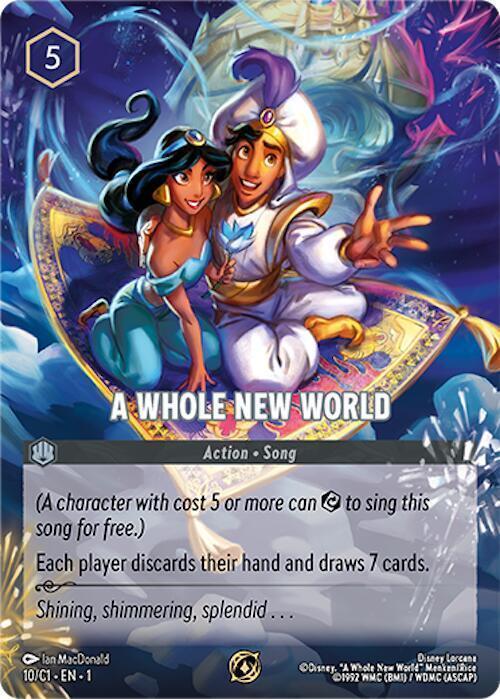 A Whole New World - Disney Lorcana Promo Cards (DLPC)