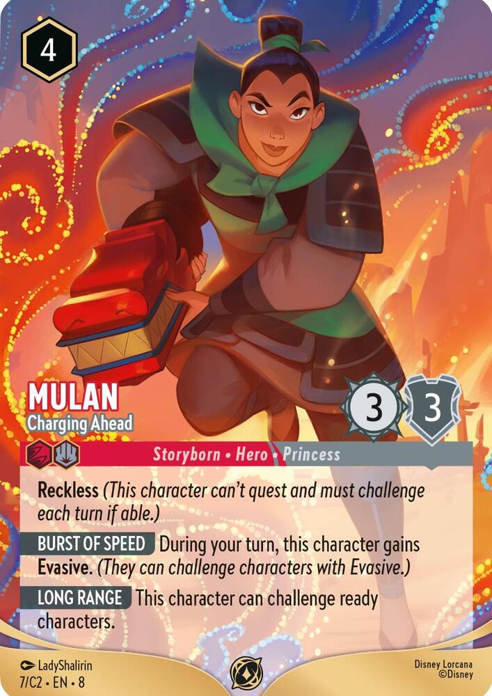 Mulan - Charging Ahead - Disney Lorcana Promo Cards (DLPC)