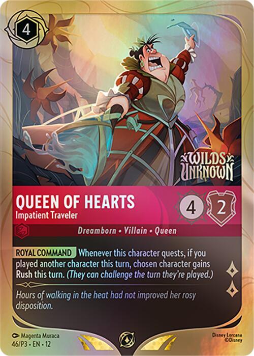 Queen of Hearts - Impatient Traveler - Disney Lorcana Promo Cards (DLPC)