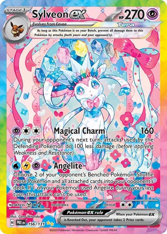 Sylveon ex - 156/131 - SV: Prismatic Evolutions (PRE)