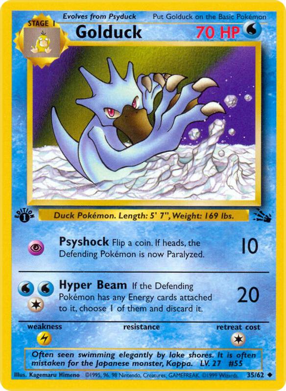 Golduck - Fossil (FO)