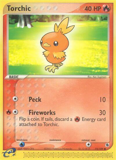 Torchic - 73/109 - EX Ruby and Sapphire (RS)