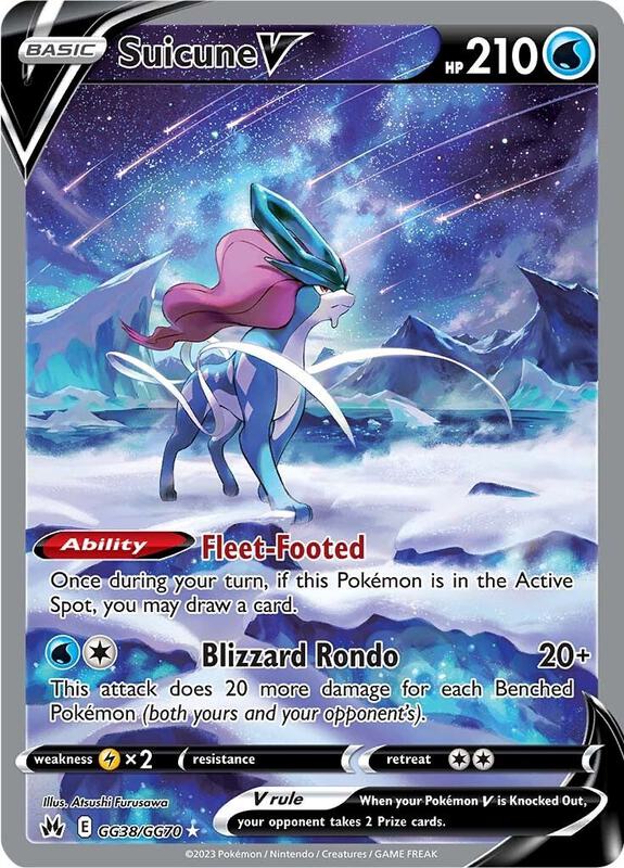 Suicune V - SWSH: Crown Zenith: Galarian Gallery (CRZ:GG)
