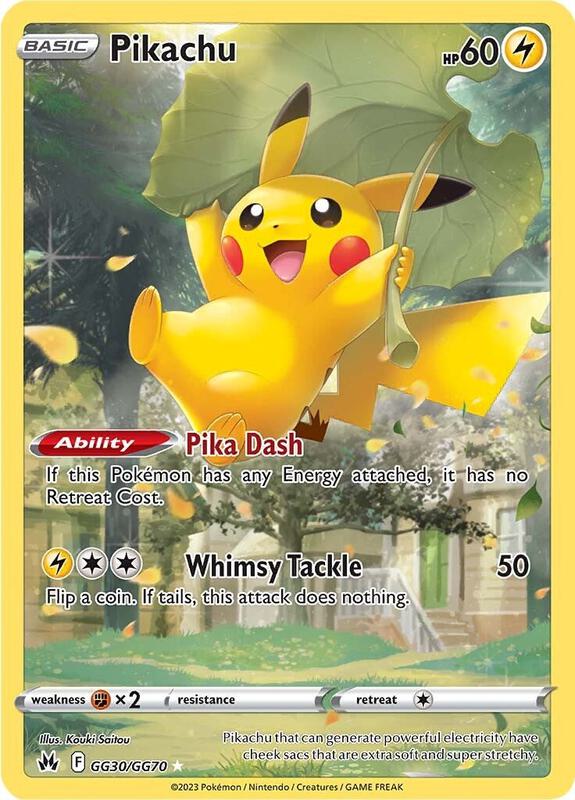Pikachu - SWSH: Crown Zenith: Galarian Gallery (CRZ:GG)