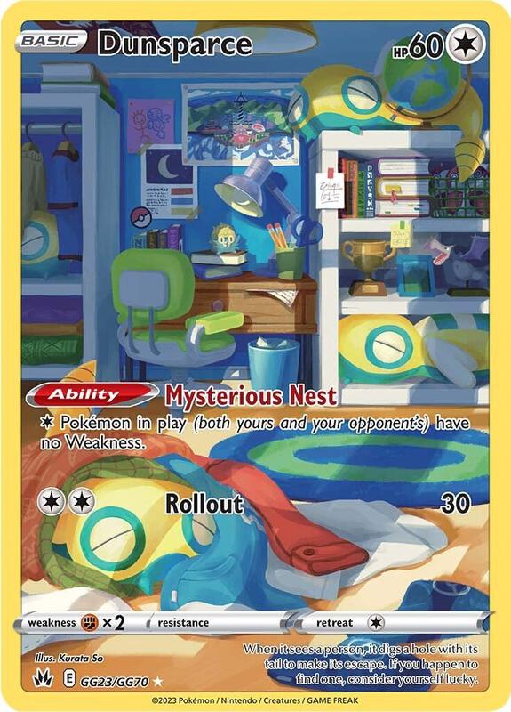 Dunsparce - SWSH: Crown Zenith: Galarian Gallery (CRZ:GG)
